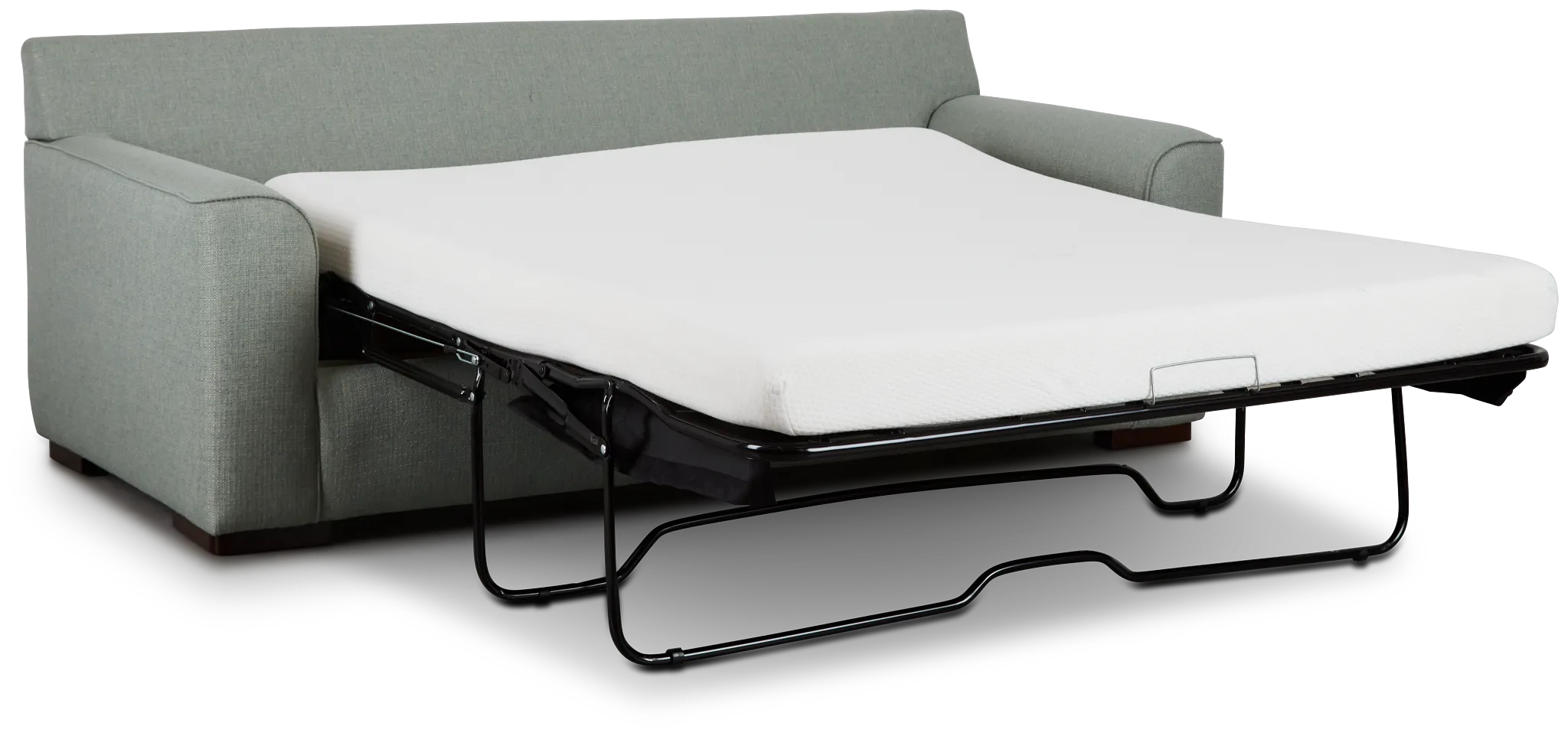 Austin Green Fabric Memory Foam Sleeper