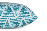 Foster Teal 18" Indoor/outdoor Square Accent Pillow