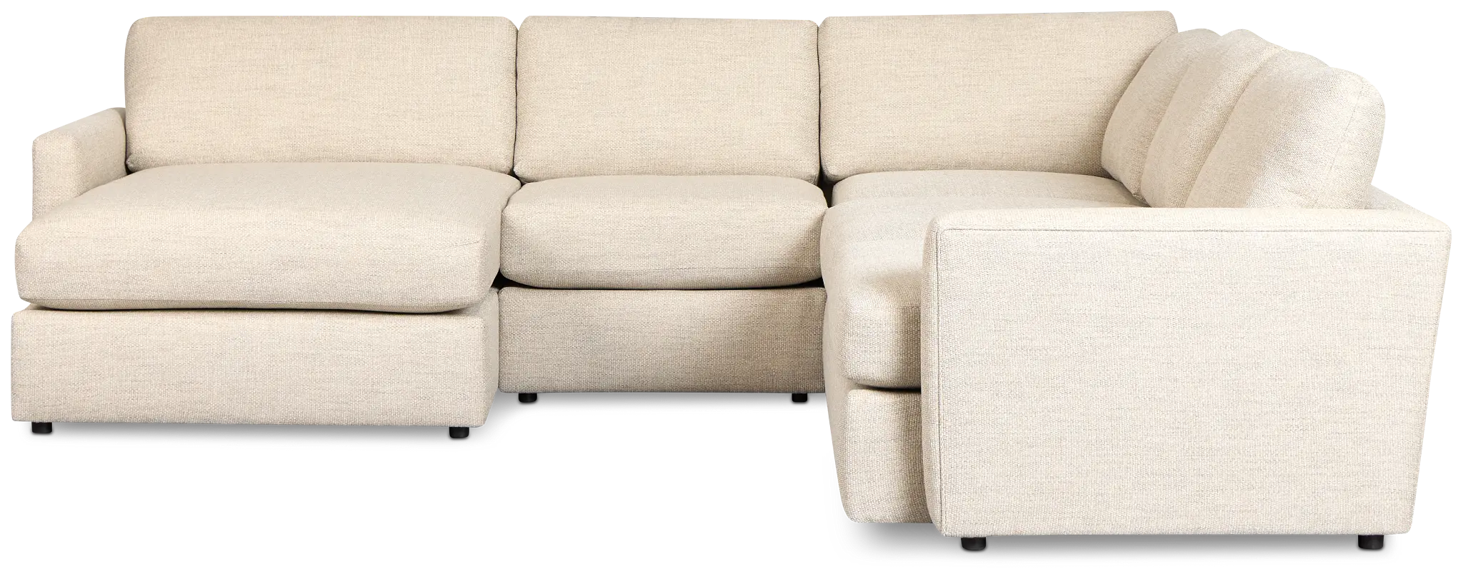 Maxwell Light Gray Fabric Medium Left Chaise Sectional Maxwell Light Gray Fabric Medium Left Chaise Sectional