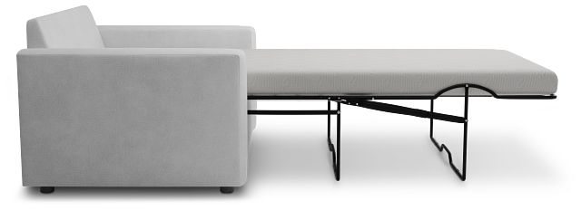 Siesta Peyton White Fabric Memory Foam Sleeper