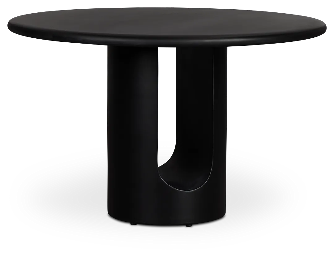 Soho Black Round Table