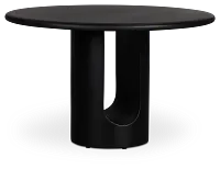 Soho Black Round Table