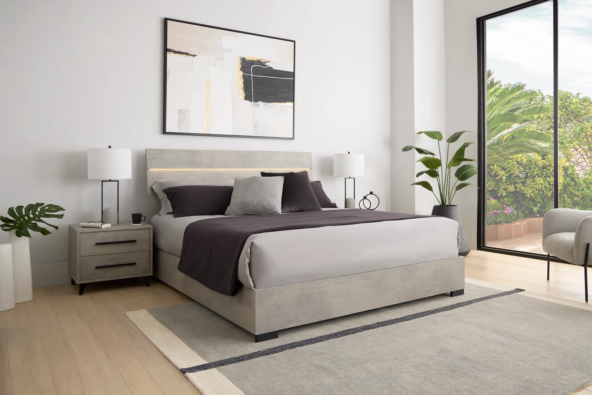 Pomona Gray Nightstand