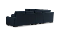 Edgewater Joya Dark Blue Large Left Chaise Sectional