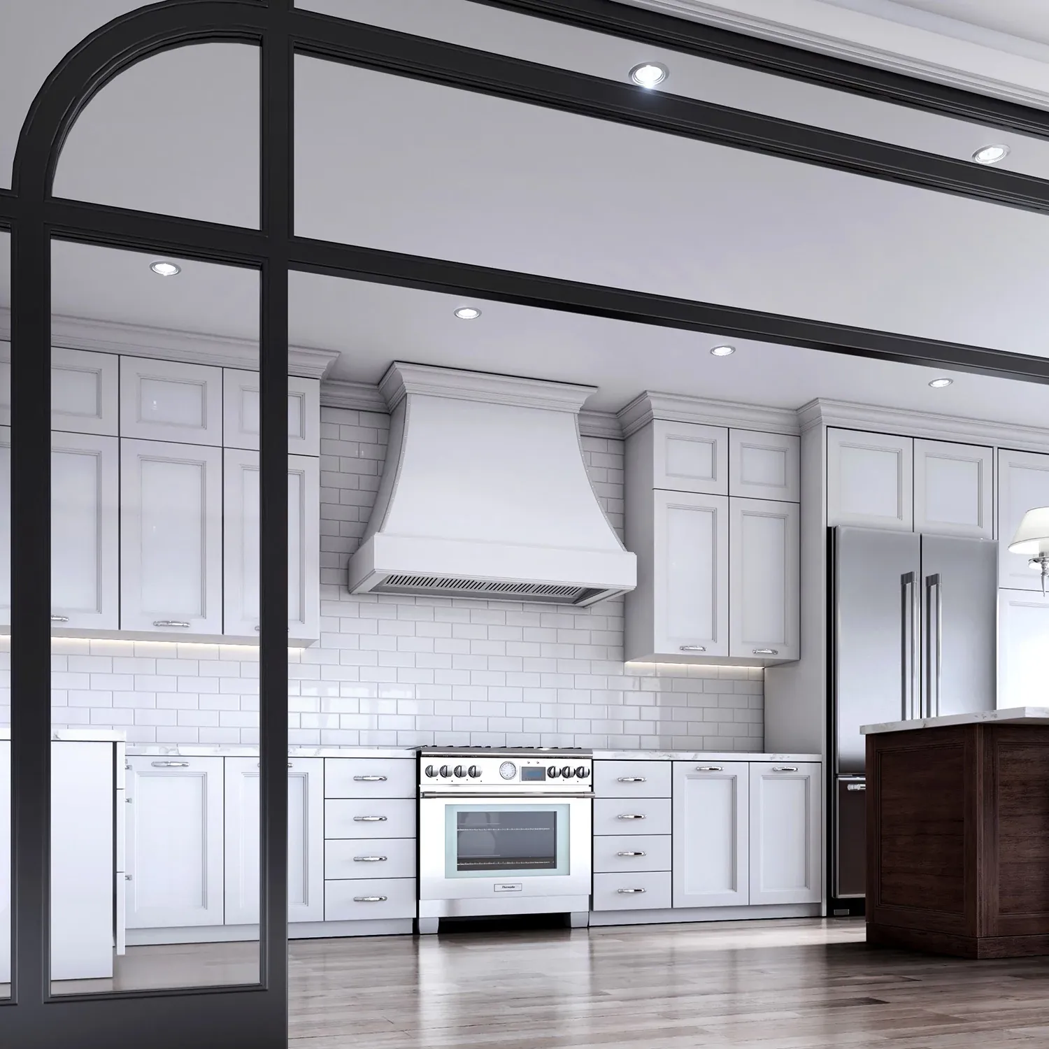 Xo Appliance 4822 Series Stainless Steel 48" Convertible Vent Hood