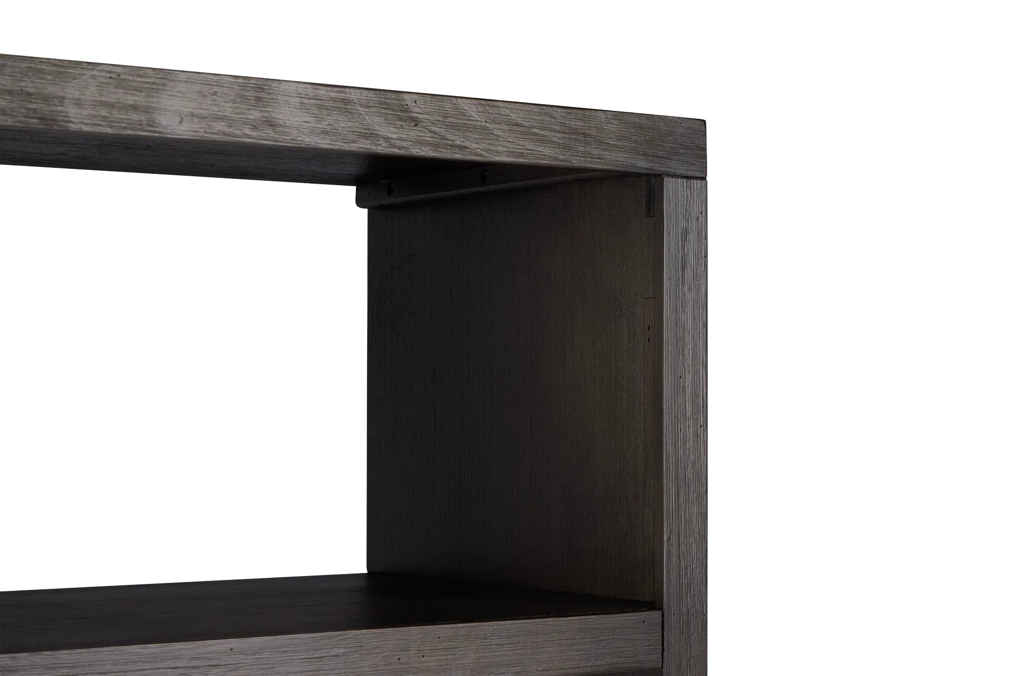 Richmond Gray 64" Door Pier Entertainment Wall With Fireplace