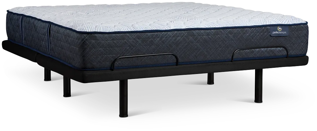 Serta Perfect Sleeper Blue Lagoon Nights Firm Deluxe Adjustable Mattress Set