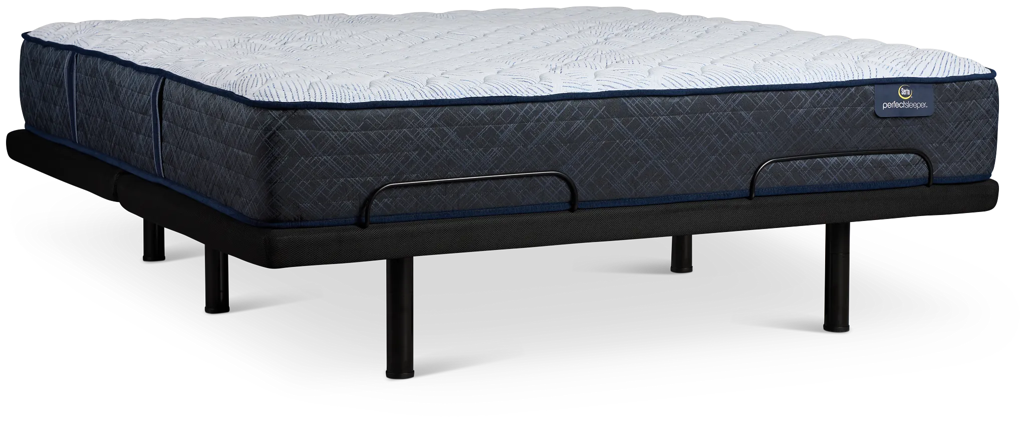 Serta Perfect Sleeper Blue Lagoon Nights Firm Deluxe Adjustable Mattress Set