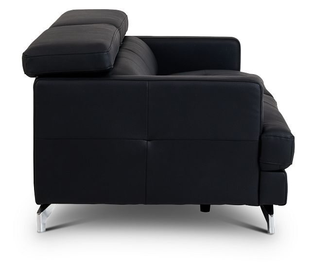 Marquez Black Micro Sofa