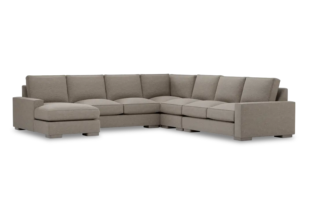 Edgewater Elite Brown Large Left Chaise Sectional Edgewater Elite Brown Large Left Chaise Sectional