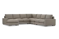 Edgewater Elite Brown Large Left Chaise Sectional