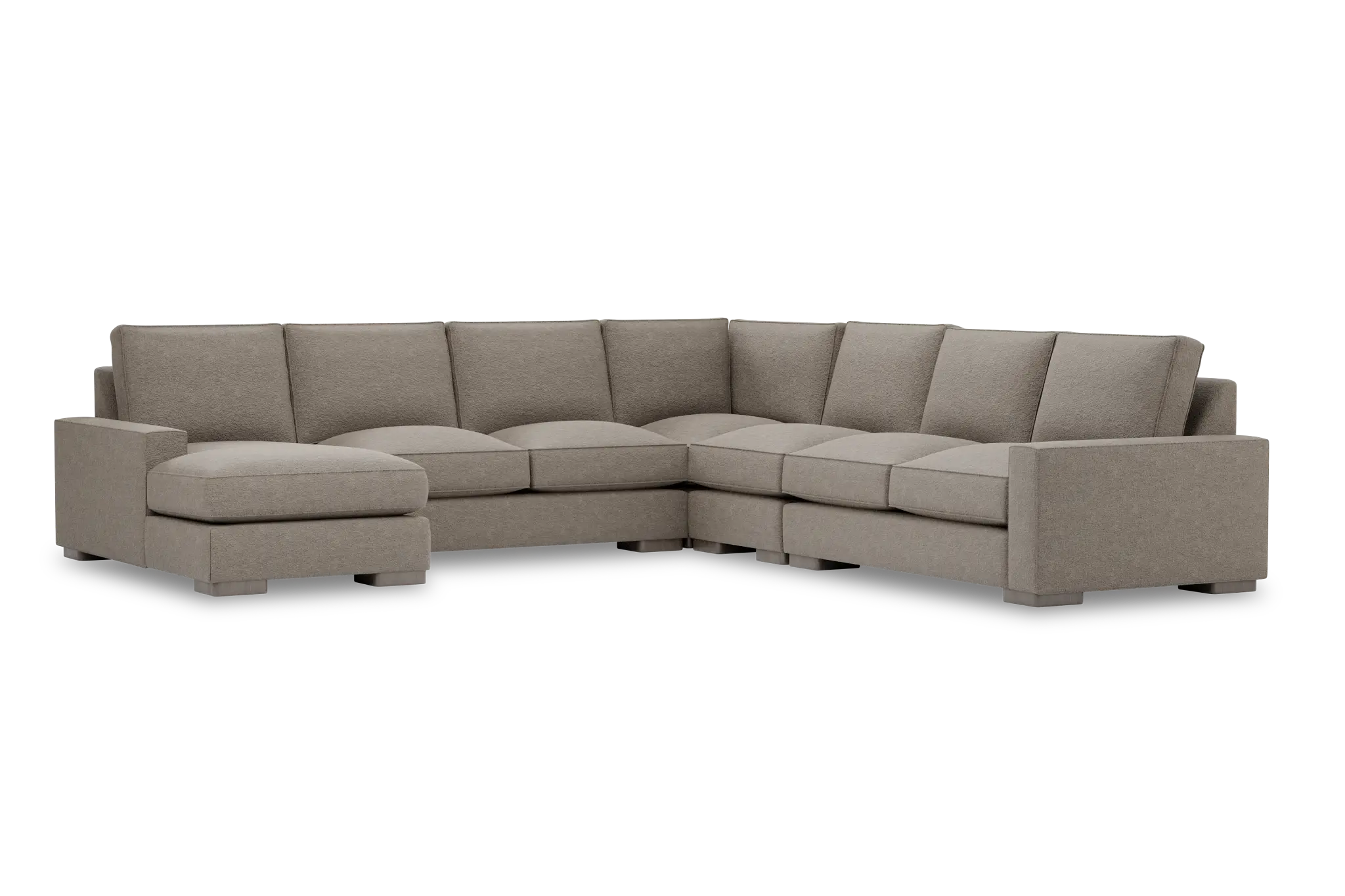 Edgewater Elite Brown Large Left Chaise Sectional Edgewater Elite Brown Large Left Chaise Sectional