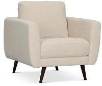 Indie Beige Fabric Chair