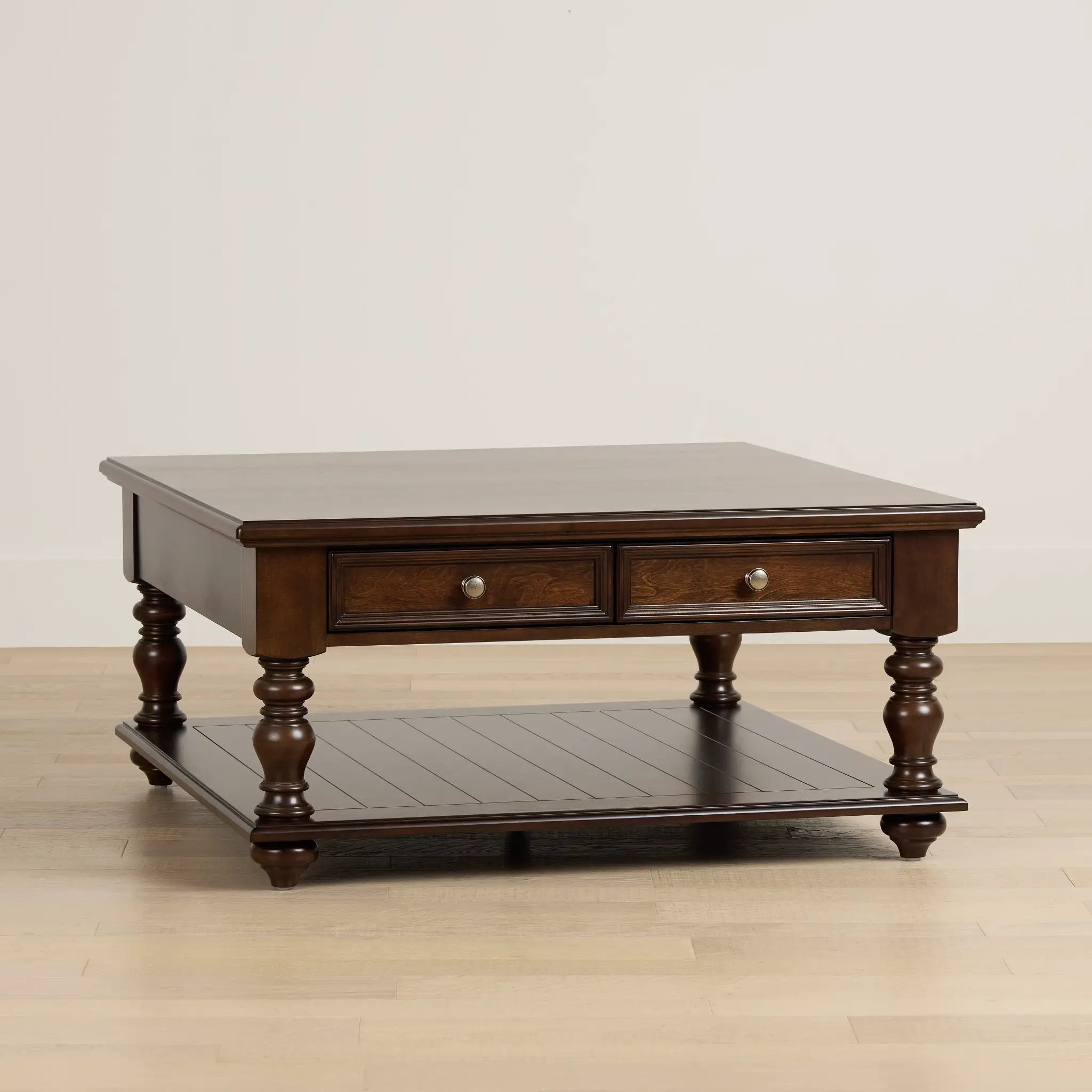 Savannah Dark Tone Storage Square Coffee Table Savannah Dark Tone Storage Square Coffee Table