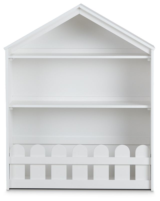 Happy Home White Storage Bookcase (1)