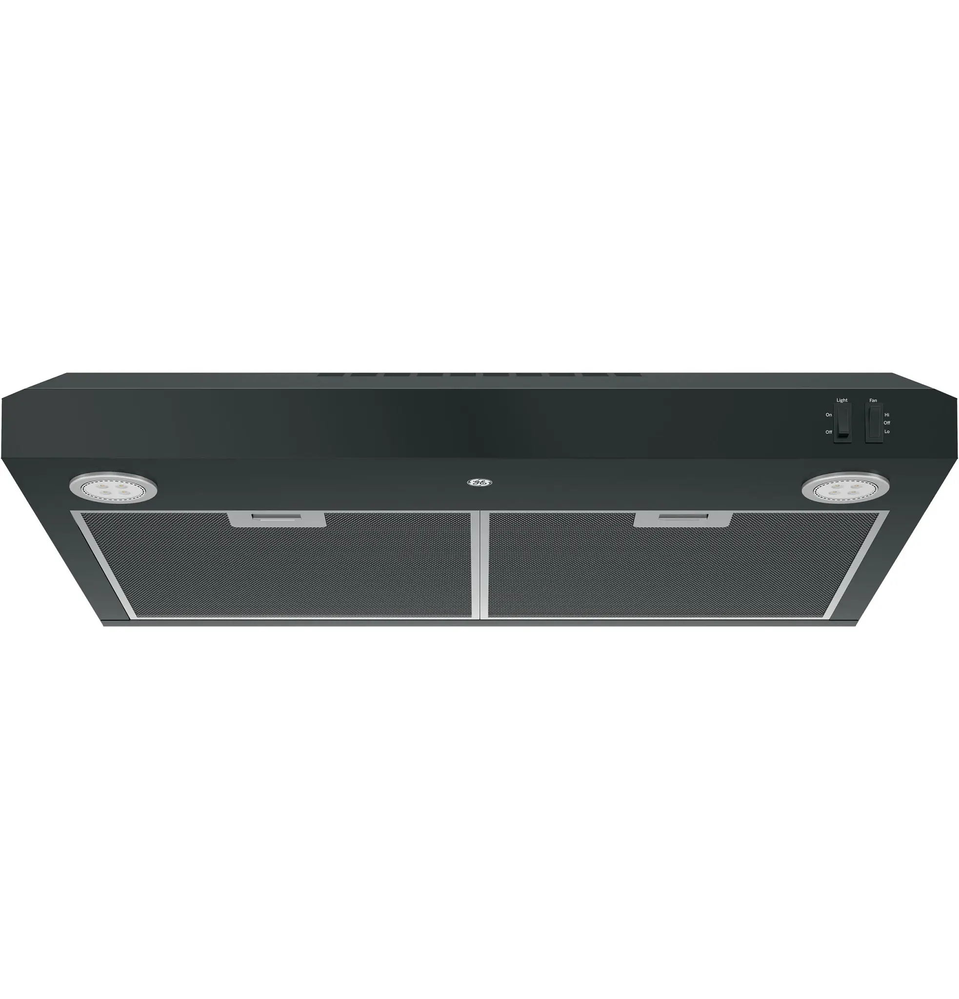 Ge 5305 Series Black 30" Wall Mount Canopy Hood Ge 5305 Series Black 30" Wall Mount Canopy Hood
