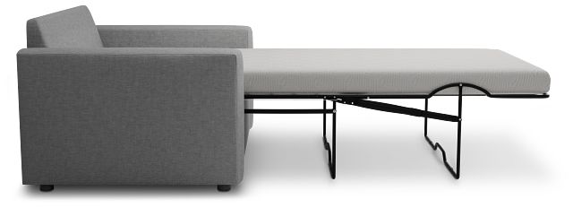 Siesta Suave Gray Fabric Cooling Memory Foam Sleeper