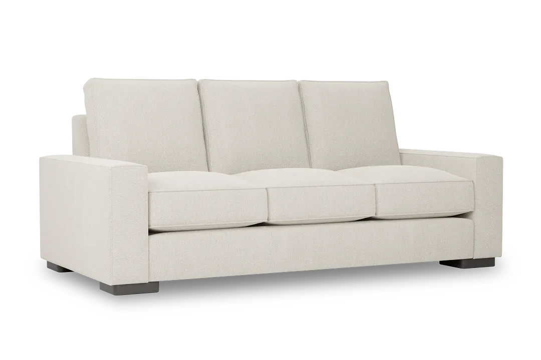 Edgewater Elite Ivory 84" Sofa W/ 3 Cushions
