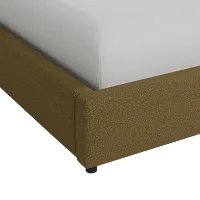 Grayton Elite Dark Green 44" Upholstered Platform Bed