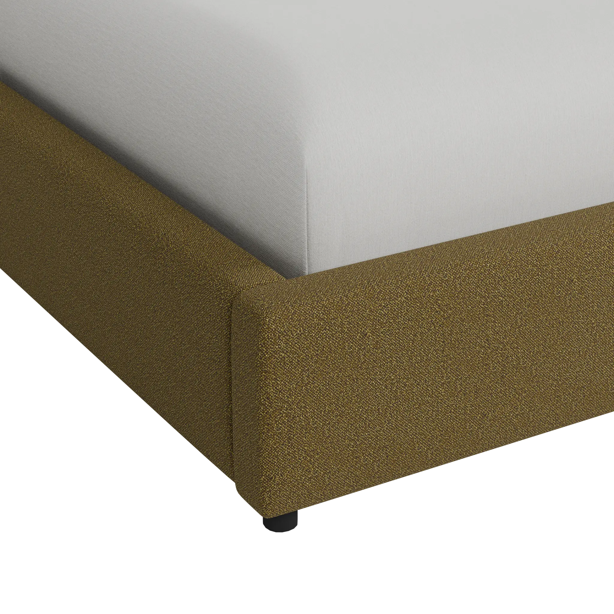 Grayton Elite Dark Green 44" Upholstered Platform Bed Grayton Elite Dark Green 44" Upholstered Platform Bed