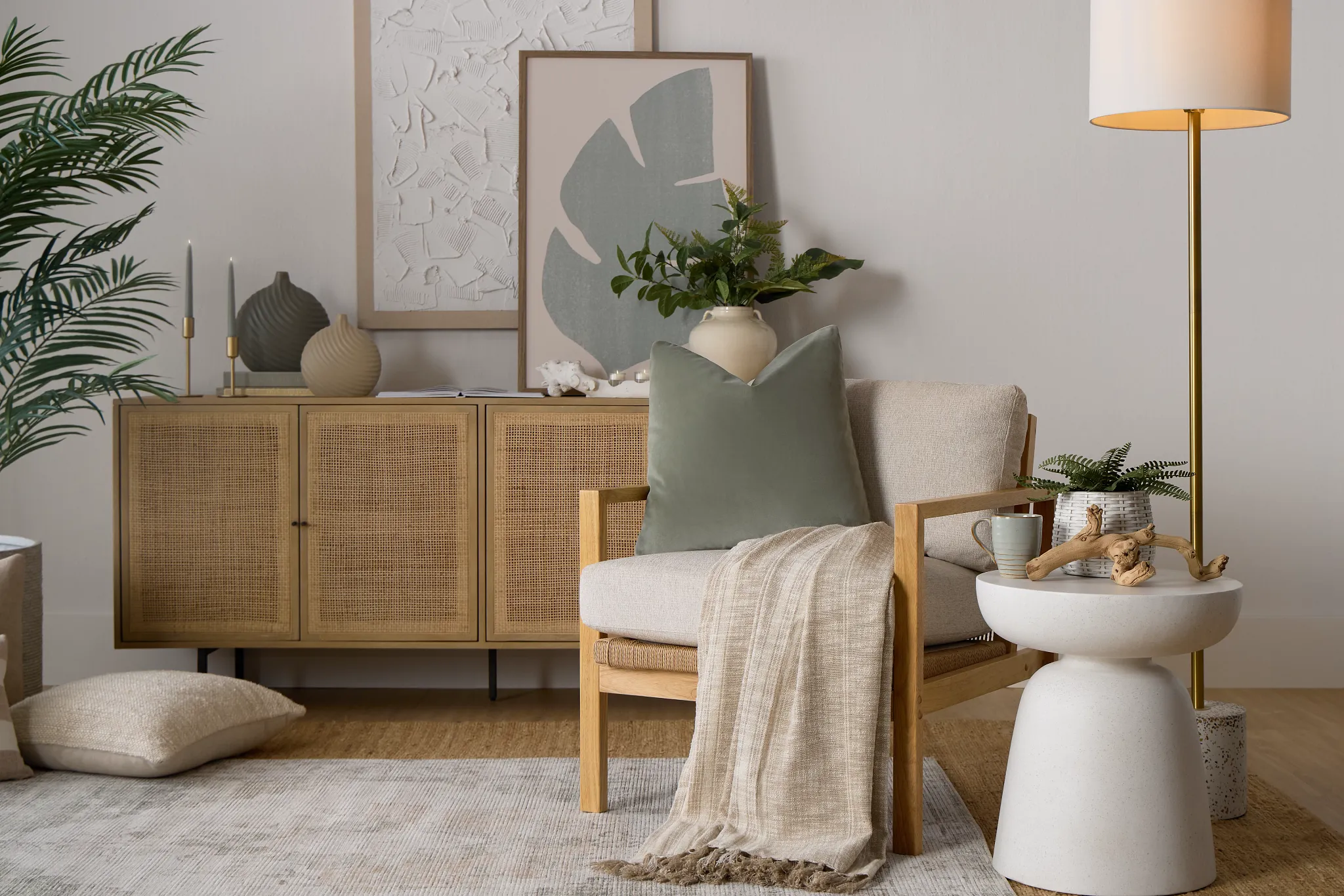 Konis Ivory Accent Chair