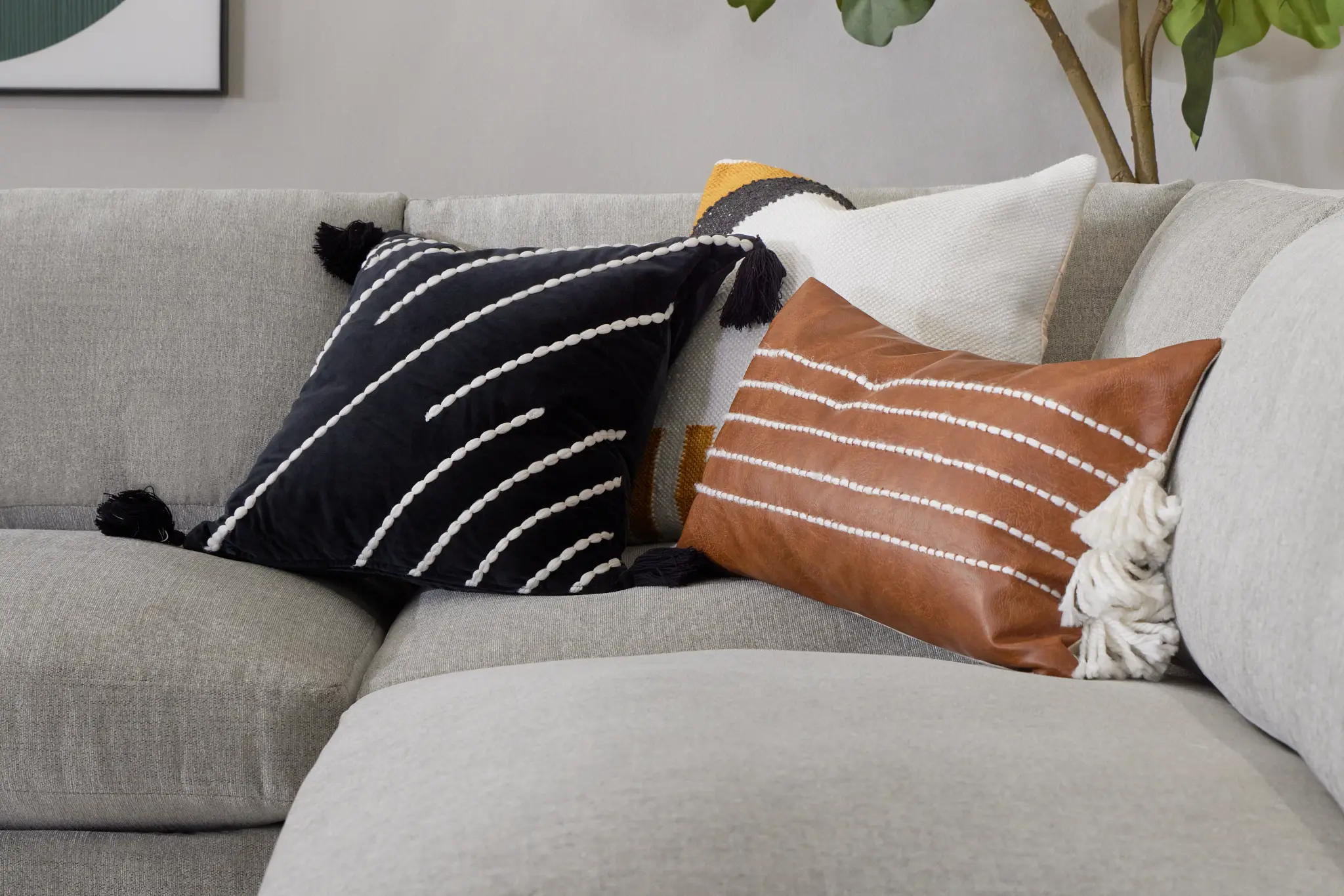 Nova Black 20" Accent Pillow Nova Black 20" Accent Pillow