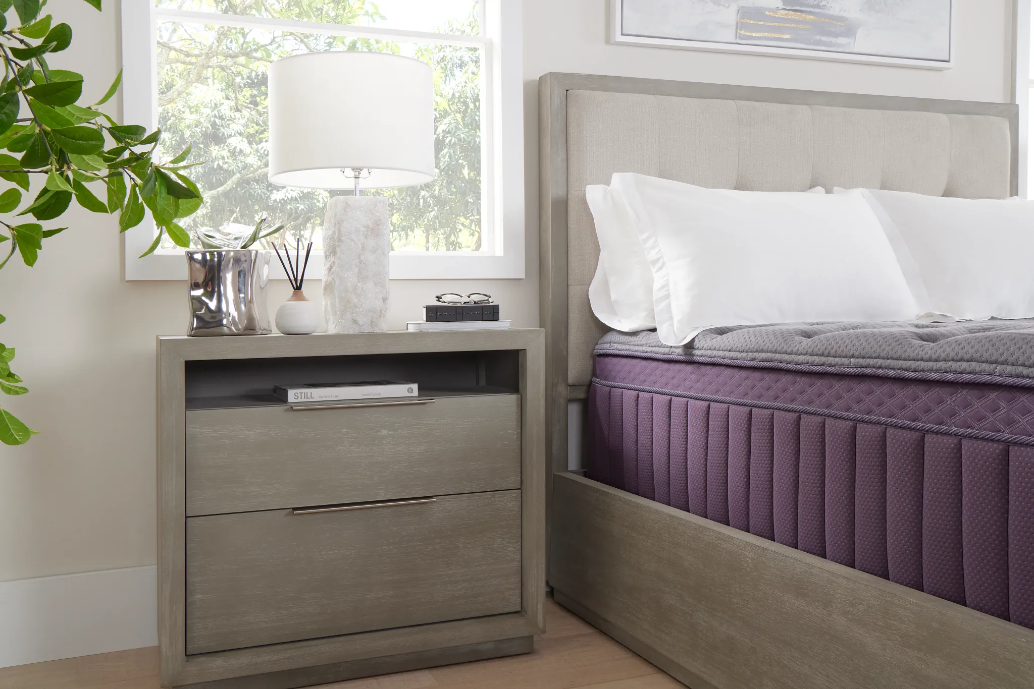 Madden Light Tone 2-drawer Nightstand