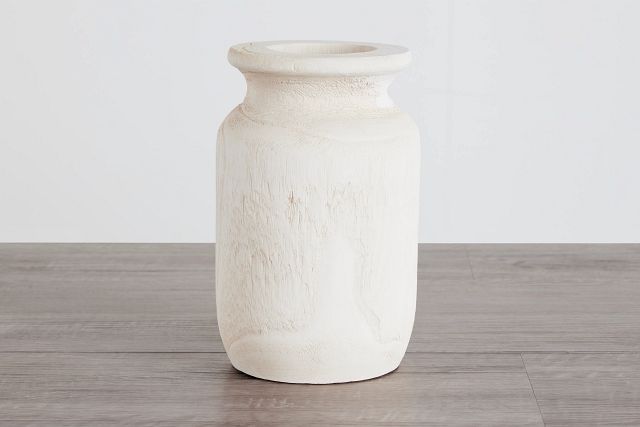 Elza White 6" Vase