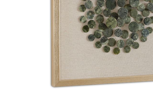 Ghayth Green Canvas Wall Art
