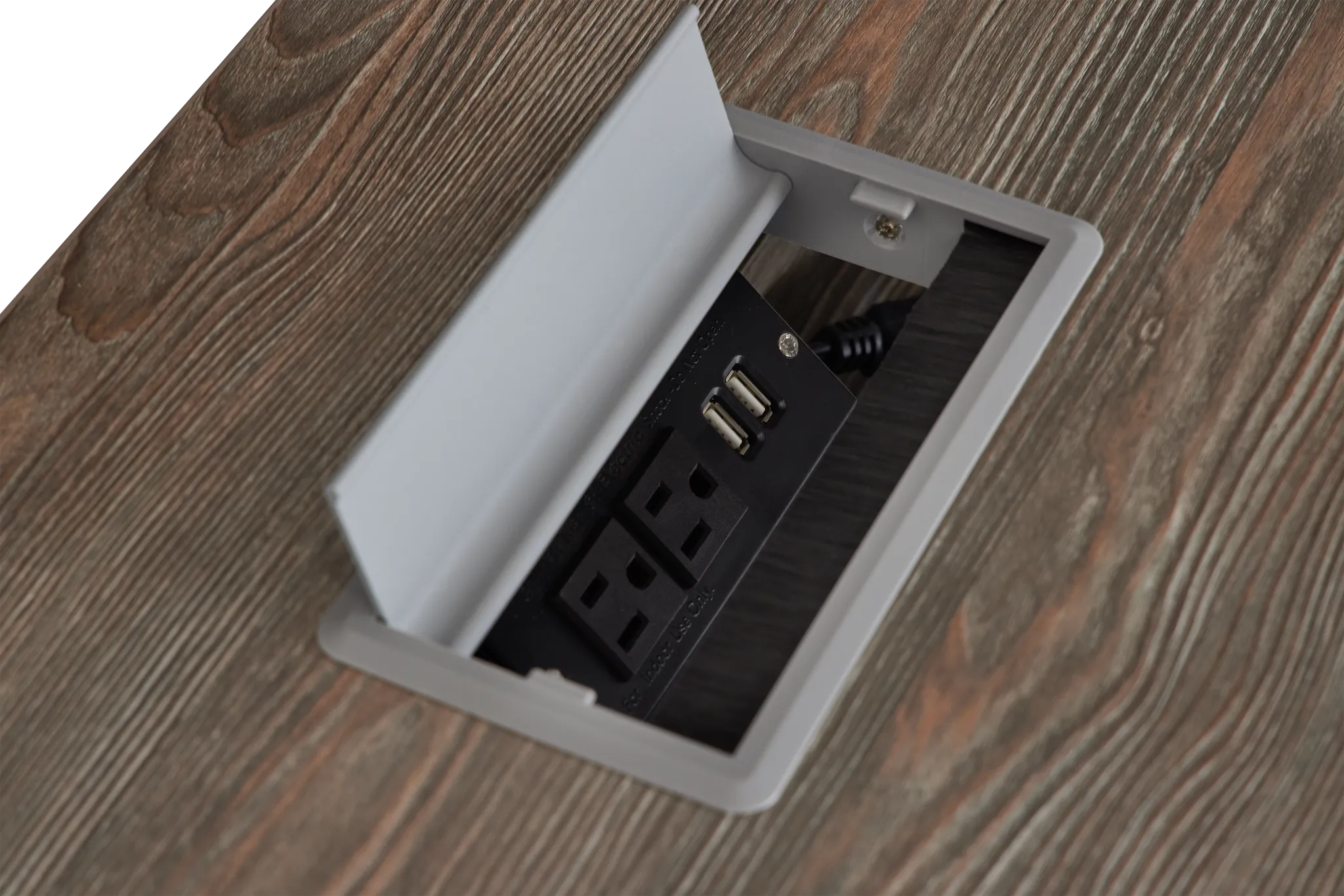 Clark Gray 32" Return Desk