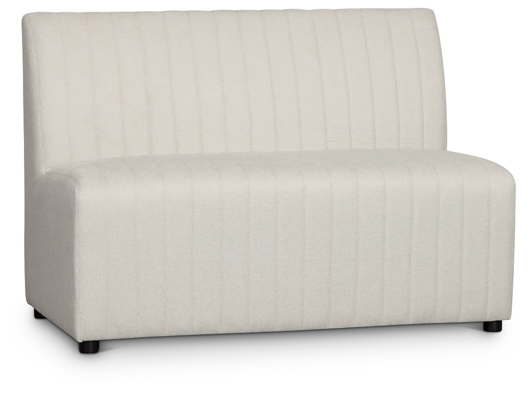 Tifton Light Beige Upholstered Dining Bench