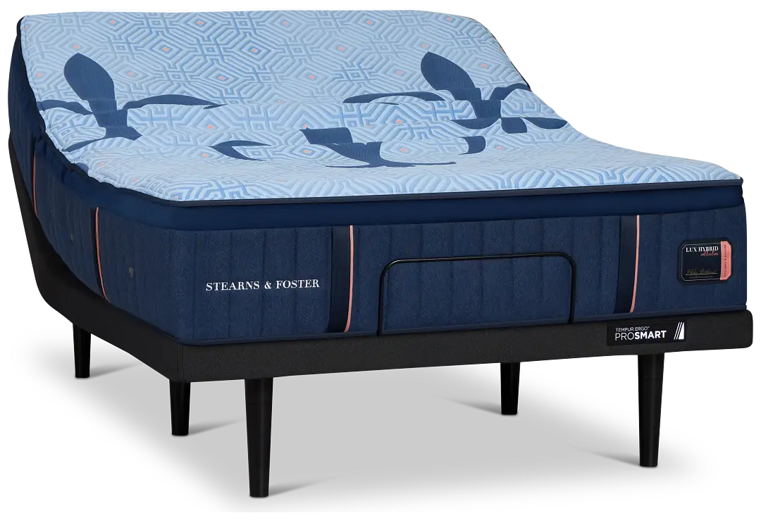 Stearns & Foster Lux Estate Elite Soft Hybrid 14" Soft Ergo Prosmart Adjustable Mattress Set Stearns & Foster Lux Estate Elite Soft Hybrid 14" Soft Ergo Prosmart Adjustable Mattress Set