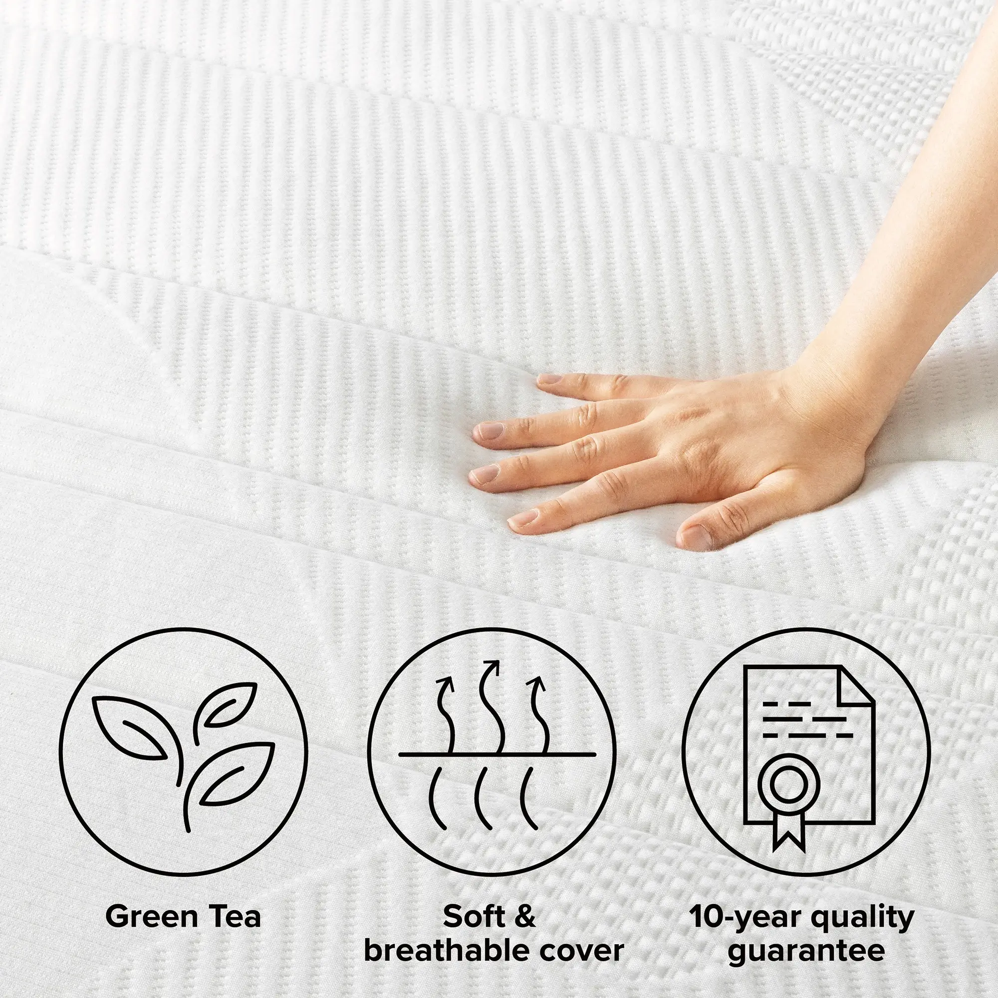 Rest & Renew By Zinus 10" Hybrid Memory Foam & Innerspring Mattress Rest & Renew By Zinus 10" Hybrid Memory Foam & Innerspring Mattress