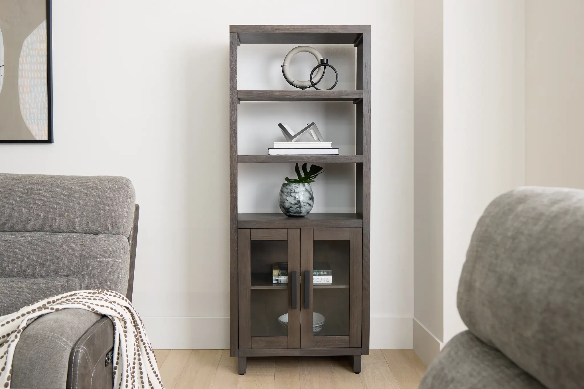 Richmond Gray Glass Door Pier Richmond Gray Glass Door Pier