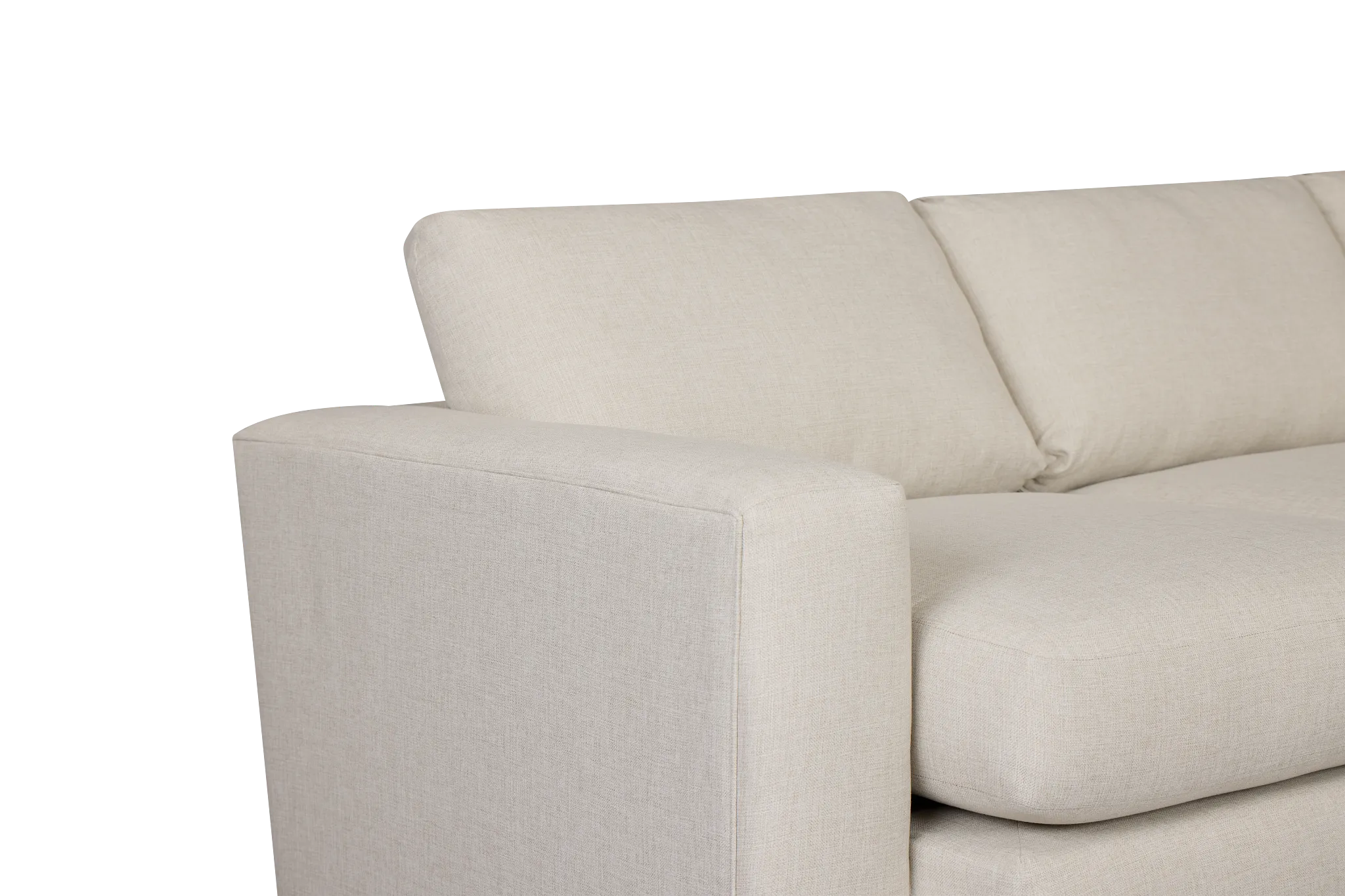 Brantley Light Beige Fabric Loveseat