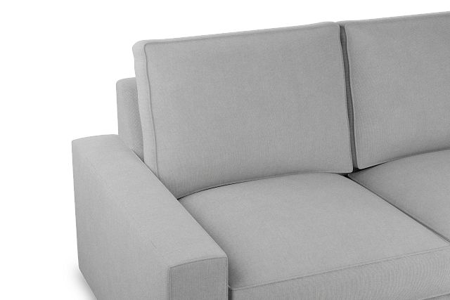 Edgewater Suave Gray Large Two-arm Sectional