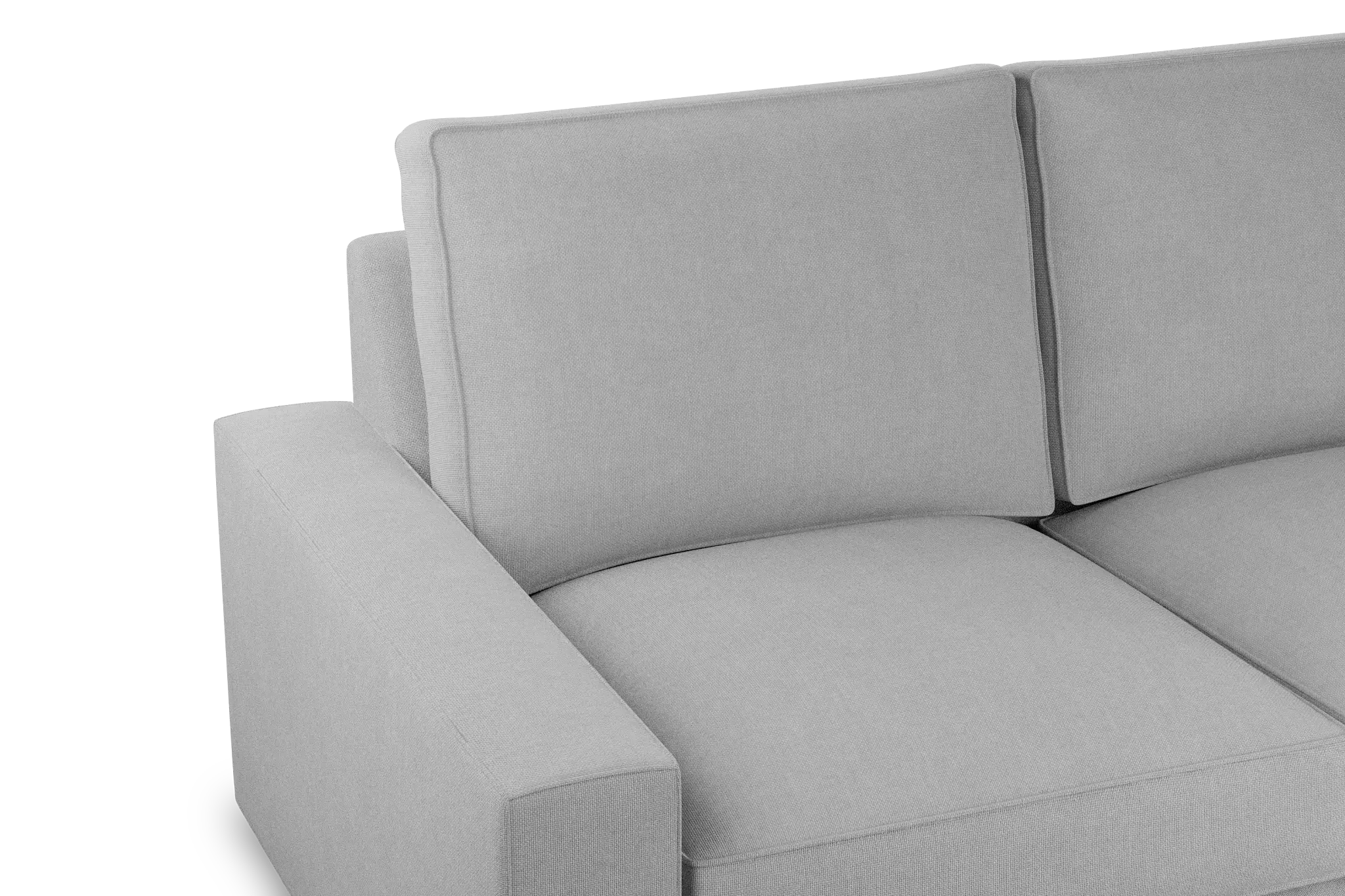 Edgewater Suave Gray Large Two-arm Sectional Edgewater Suave Gray Large Two-arm Sectional