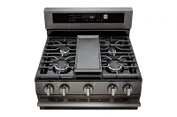 Lg 6325 Series Black Gas Range