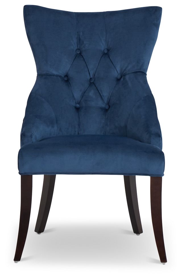 Sloane Dark Blue Upholstered Arm Chair (3)