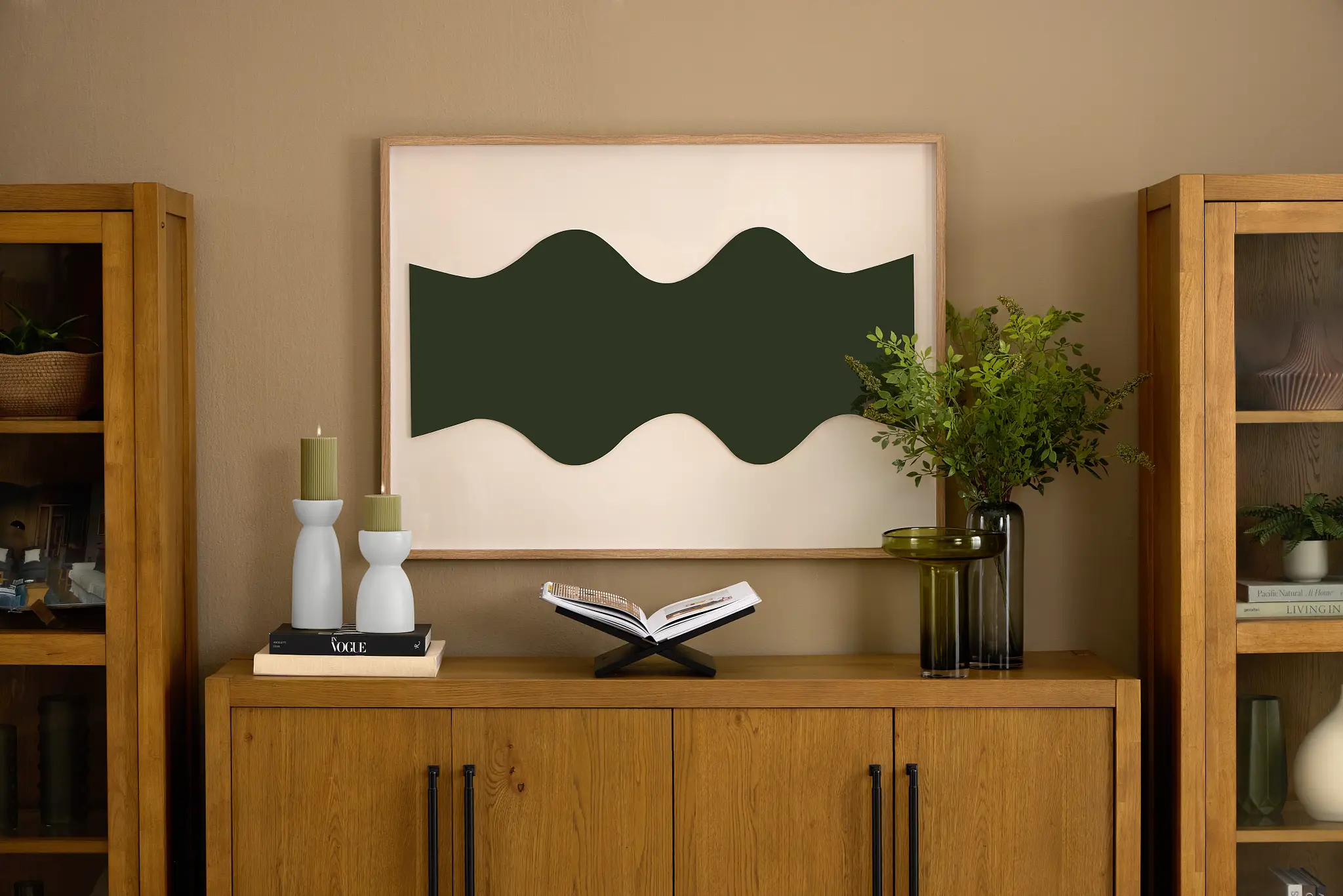 Rockie Dark Green Shadow Box Framed Wall Art Rockie Dark Green Shadow Box Framed Wall Art