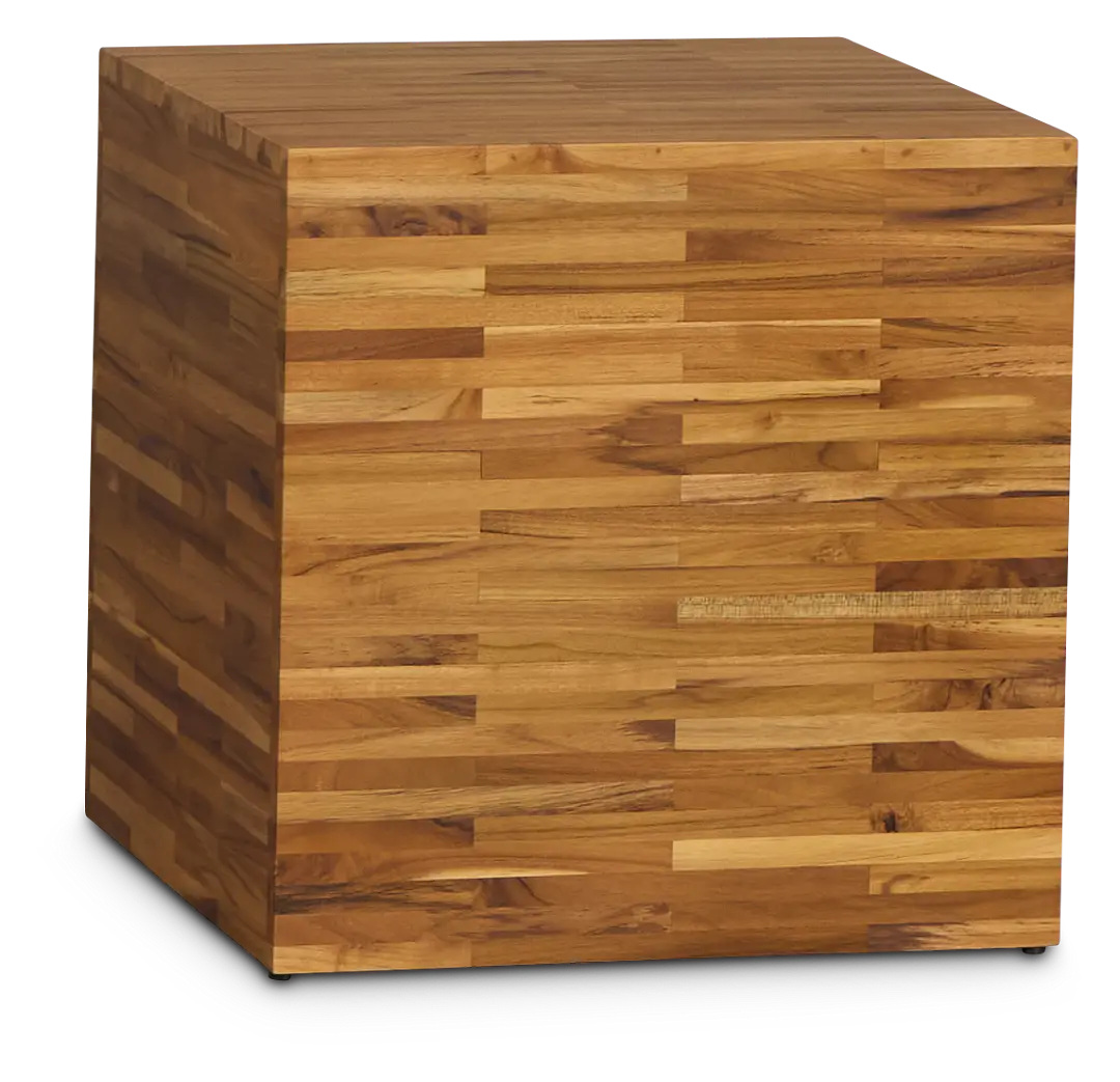 Haven Mid Tone Wood Square End Table Haven Mid Tone Wood Square End Table