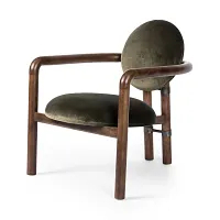 Four Hands Cari Dark Green Velvet Accent Chair