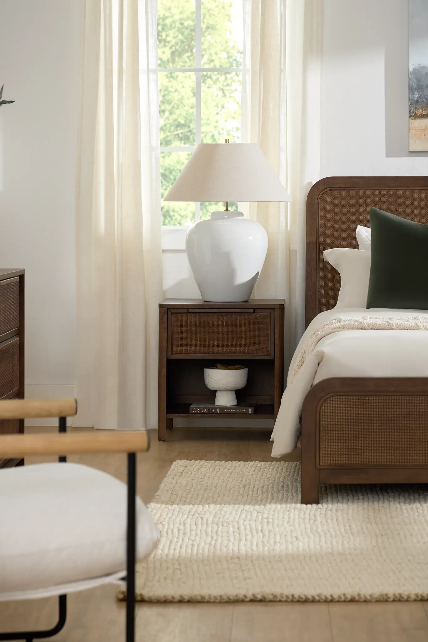 Pacific Mid Tone 1-drawer Nightstand Pacific Mid Tone 1-drawer Nightstand