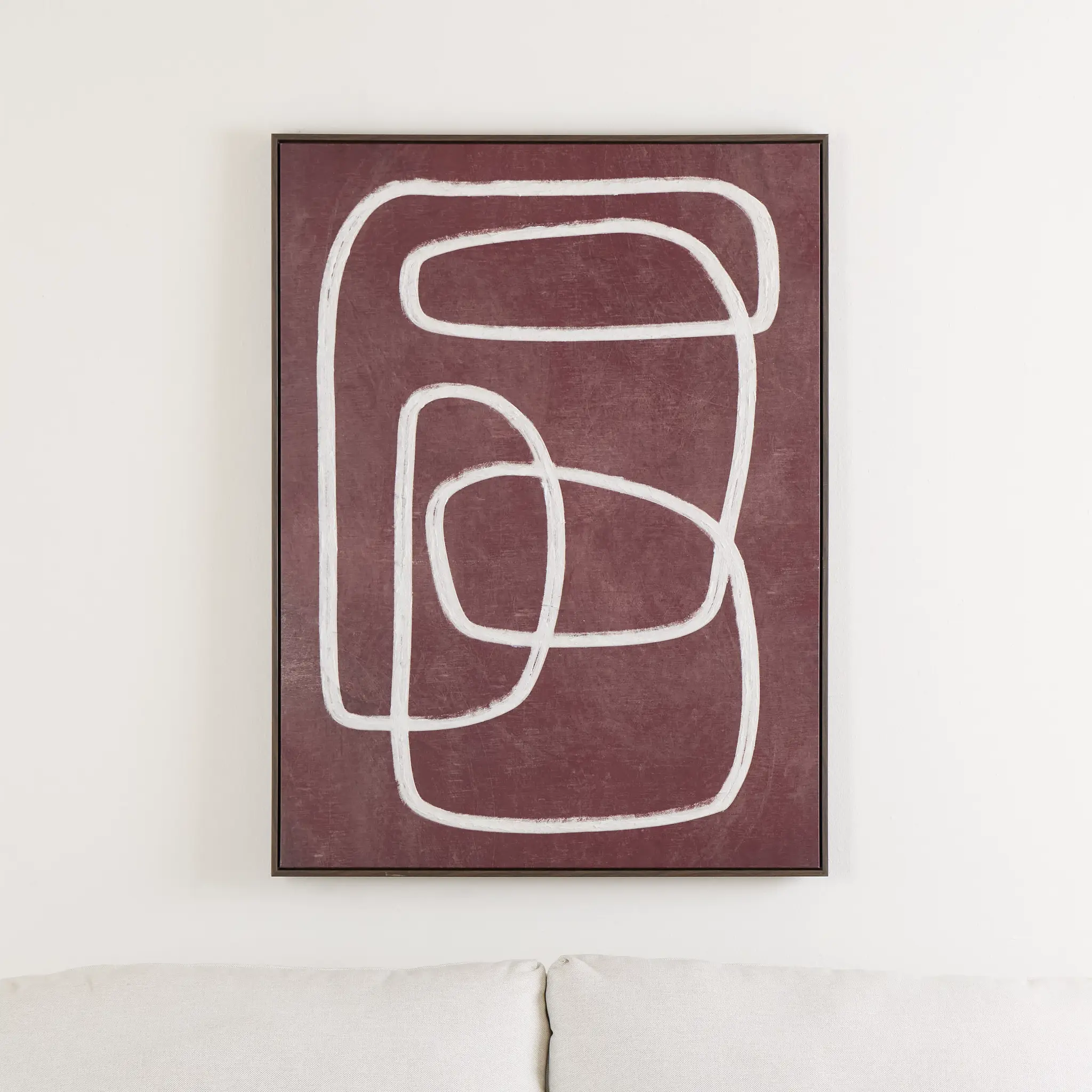 Squig Red Wall Art Squig Red Wall Art