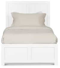 Charleston White Panel Bed