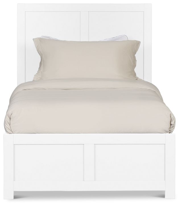 Charleston White Panel Bed