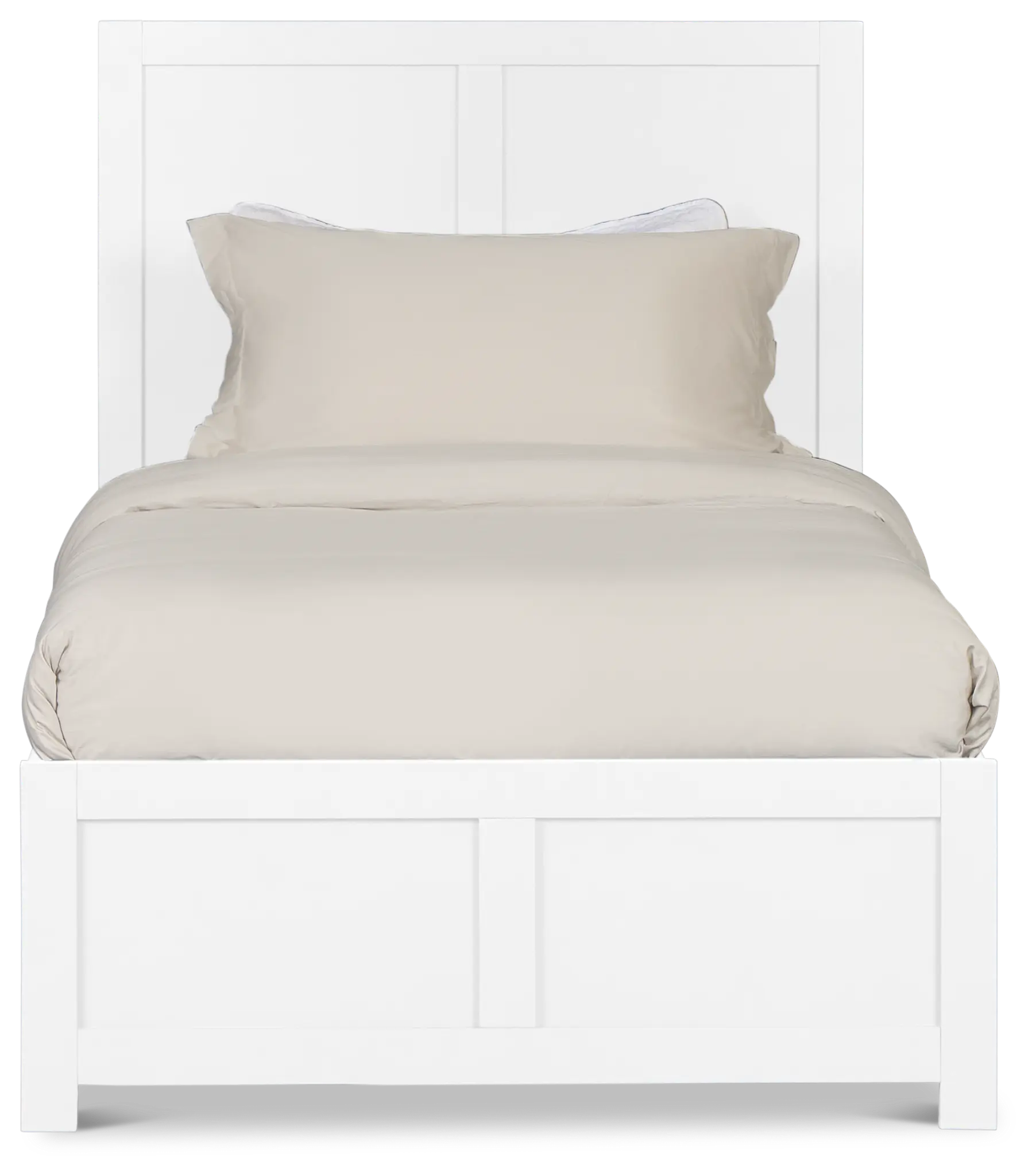 Charleston White Panel Bed Charleston White Panel Bed