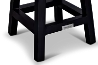 Barbados Black Square Accent Table