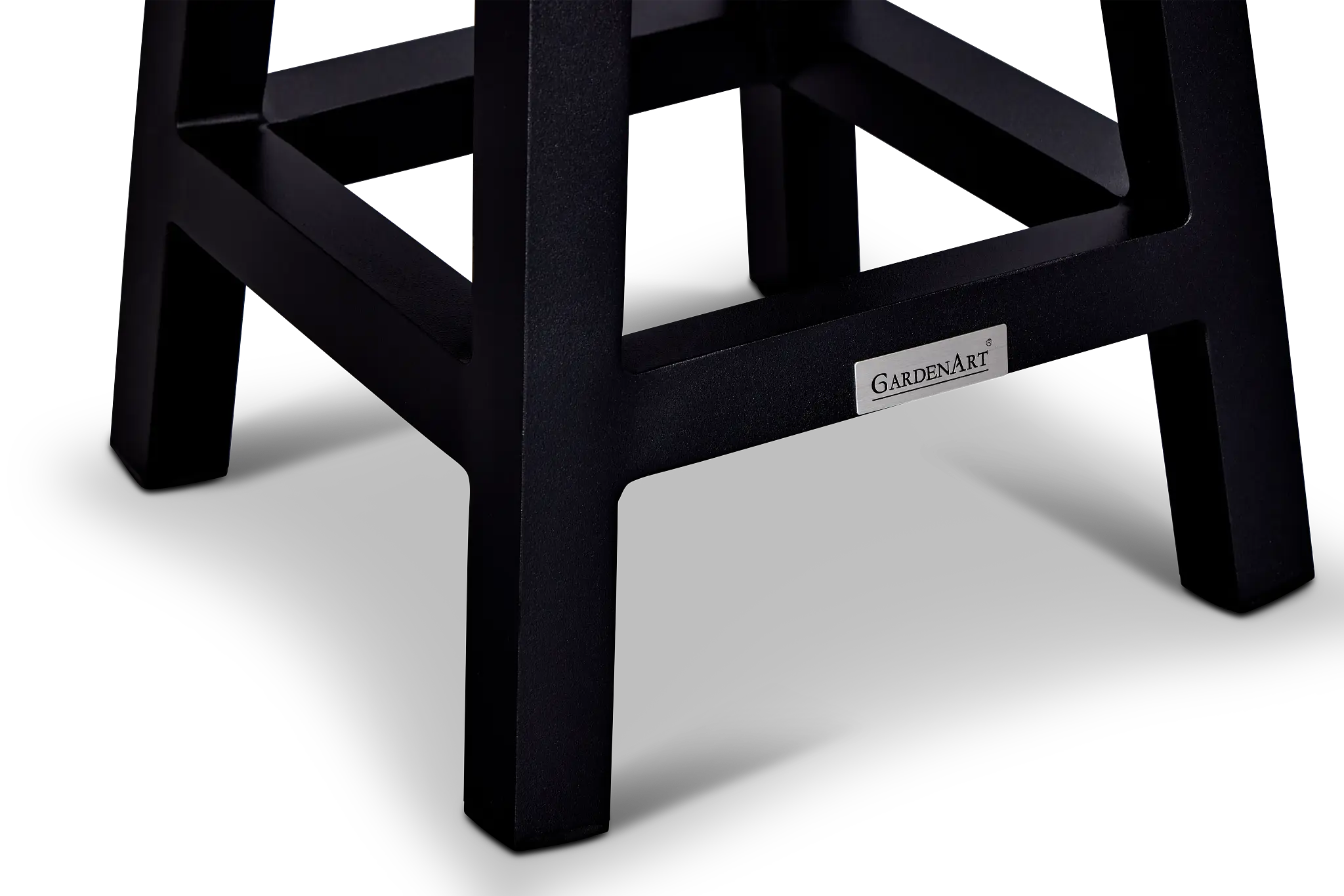 Barbados Black Square Accent Table Barbados Black Square Accent Table