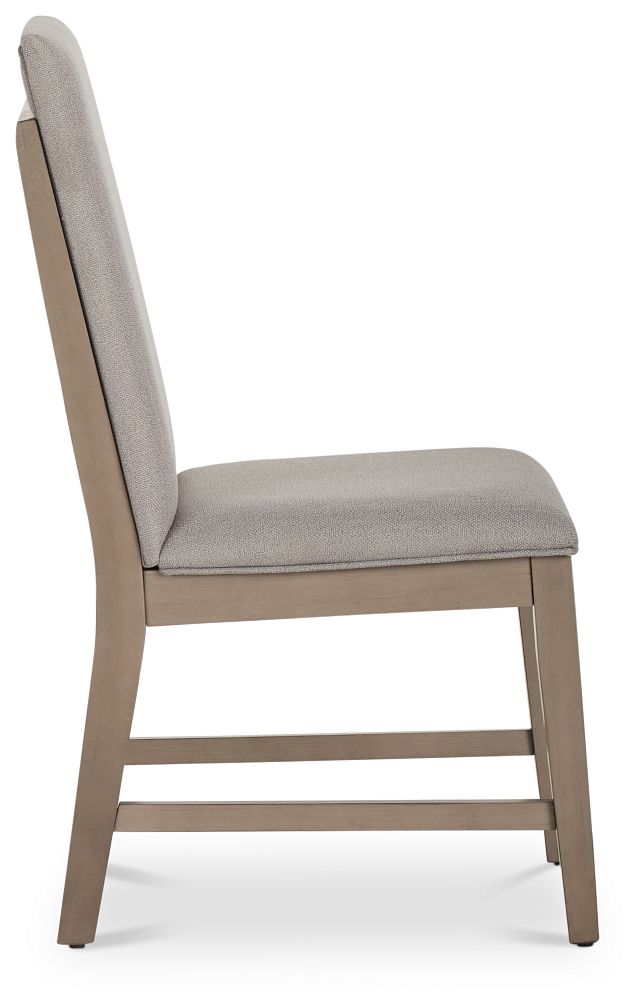 Zurich Gray Upholstered Side Chair (3)
